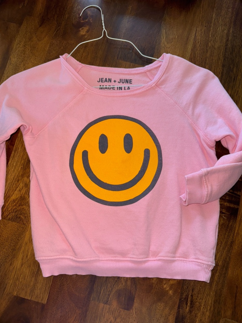 Jean + June smiley sweater